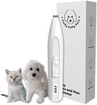 Fluffy Puffy Pets - Dog Face And Paw Trimmer - Clippers For Grooming Ear Eyes And Foot Hair - Suitable For Small Dogs Cat And Pet Fur - Mini Cordless Low Noise Tool - Pocket Size Electric Trimming