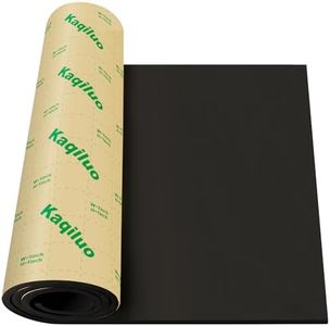 Kaqiluo Self-Adhesive Sound Insulation Acoustic Foam, 32.3 sqft x 0.79in Thick, 50+kg/m³ ，Sound Proof Padding,Fire,Water Resistant ,Thermal Insulation,Cold Proof Acoustic Treatment Foam