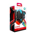 Stealth Hard Shell Travel Accessory Kit Compatible with Nintendo Switch, Lite & OLED Including Headset and Premium Quality Braided USB-C Charging Cable