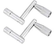 Set of 2 Silverline Speed Drum Keys - Continuous Motion Z-Type Speed Drum Key Set