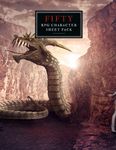 Fifty RPG Character Sheet Pack: (500 pages) Create and Track Your D&D Characters with 50 Character Sheets 5e updated and expanded