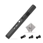 Compact Lens Cleaning Pen,Lens Cleaner Brush for Camera Filters Camcorders Leupold Scope Binoculars Keyboards VR Headset and More Electronics