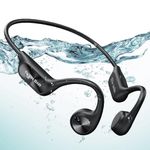 Bone Conduction Headphones Swimming Headphones, IP68 Waterproof Wireless Headset Bluetooth v5.3, Built-in 32G with MP3 Player, Open Ear Sports Earphones for Swimming, Sports, Running, Driving