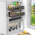 Magnetic Spice Rack，3 Pack Spice Ra