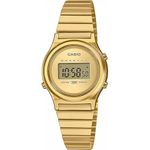 Casio Women Digital Quartz Watch with Stainless Steel Strap LA700WEG-9AEF