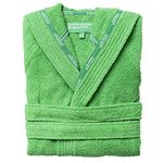 United Colors of Benetton Men's BE-0880-GR Bathroom with Hood L/XL 360GSM 100% Cotton Green Rainbow