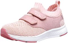 COODO Toddler/Little Kid Girls Sneakers Athletic Sport Tennis Shoes for Running Walking, Pink, 1 Little Kid