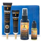 MusicNomad 5 pc. Guitar Clean, Polish, Oil, Lube Care Kit for Guitar Body, Fret, Fretboard, Neck, Strings