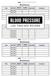 Blood Pressure Log Record: Health Planner, Blood Pressure Tracker, Blood Pressure Journal, Blood Pressure Form Template, Blood Pressure Sheet, Blood Pressure Monitoring Chart, 6 x 9 Inch, 100 Pages