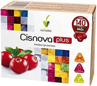 Novadiet – CISNOVA PLUS Cápsulas con Arandano Rojo Americano, Ayuda a Prevenir las Infecciones Urinarias – 60 Cápsulas