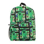 Bioworld Minecraft Creeper All-Over Print 16” Backpack