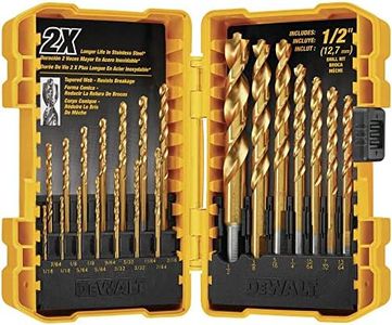 DeWalt Titanium Pilot Point Drill Bit (21 Pieces)