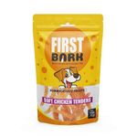 First Bark Chicken Jerky Dog Treats, Human Grade High Protein Chicken, Fully Digestible Free From By-Products & Gluten, Soft Chicken Tenders (3 X 70G) Sold By Dogsncats, All Life Stages, Gravy