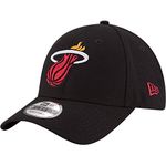 New Era Miami Heat 9forty Adjustable Cap The League Black - One-Size