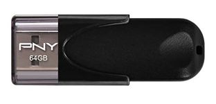 PNY USB Flash Drive 2.0, 4 Standard -Black 64 Go 64 gb