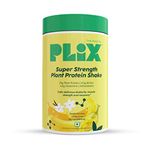 PLIX - THE PLANT FIX Strength Vegan Post Workout Plant Protein Powder- 1KG (Vanilla), Antioxidants, Digestive Enzymes, 25 g Plant Protein | No Added Sugar | Gluten free | No added Preservatives…