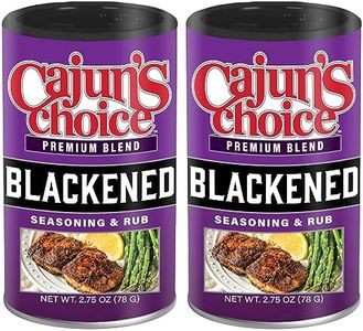 Blackened Seasoning 2.75 oz Cajun's Choice Louisiana Foods (2 Pack)