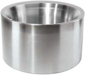 OGGI Stainless Steel Double Wall Party Tub - Holds up to 4 Bottles of Wine or Champagne. Size 11" by 6".