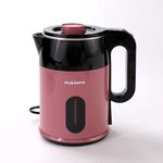 The Better Home FUMATO 1.8 Litres Electric Kettle 1500W | Stainless Steel, Double Walled Cool Touch Body, 360° Swivel Base, Auto Cut-Off | Hot Water, Tea, Soup & Coffee | 1 Year Warranty- Cherry Pink