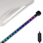 ColorCast Smart LED Aquarium Background Light Kit with Frosted Background Film | Smartphone and Voice Control | 24/7 Timers | Alexa and Google Home | for Aquariums, Terrariums and Vivariums | 32"-48"