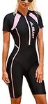 SEAUR - Diving Suits for Women Wetsuit Full Length Swimming Costume One Piece Modest Swimsuit Long Sleeve Bathing Suit