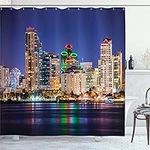 Ambesonne USA Shower Curtain, Color