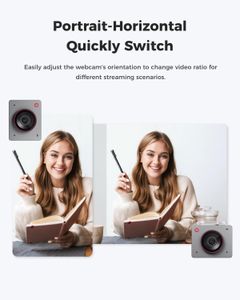 OBSBOT Meet 2 4K Webcam – Space Grey, Ultra HD Video