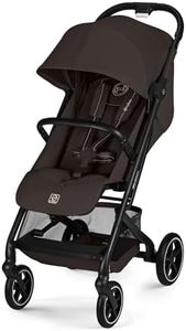 CYBEX Gold Kinderwagen BEEZY mit Ergonomischer Liegeposition, Ab Geburt bis ca. 4 Jahre (max. 22 kg), Kompakt faltbar, Einhand-Gurtsystem, Chocolate Brown