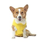 Canada Pooch Torrential Tracker Dog Rain Jacket - Easy On, Adjustable Full Body Coverage, Waterproof, Functional Pockets, Reflective Trim Rain Coat for Dogs, Great for Dogs (Yellow, 24)