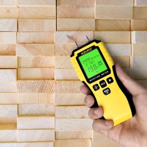 Pin-Type Moisture Meter – 8 Modes for Wood, Drywall, Concrete