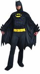 Batman Dark Knight costume disguise adult official DC Comics (Size L) with padded muscles