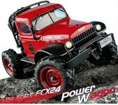EAZYRC FMS FCX24S Power Wagon S 1/24 RC Crawler, Brushed 4x4 RTR Rock Crawler with Portal axle, 2-Speed Transmission, PC Hard Body – RC Car for Adults and Gift