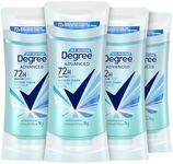 Degree Advanced Antiperspirant Deodorant Stick for 72H Sweat & Odour Protection Shower Clean with MotionSense Technology 74 g 4 count