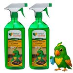 Herbal Strategi – Just Mop Kitchen Cleaner Spray | 100% Herbal | Disinfectant & Insect Repellent | Made with Lemongrass, Pine Oil & Cedar wood Oil | Eco-friendly & Biodegradable | Skin Safe, Baby Safe & Pet-Friendly | 500mL | Pack Of 2