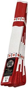 Rokudan Martial Arts Masters Rank Belt. Sixth & Seventh Degree Rank for Karate, Judo & Jujitsu, 6