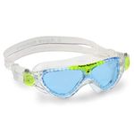 Aqua Sphere Kid's Vista Junior Boy's and Girl's Swimming Goggle, Mask, Blue/Green, One Size