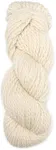 100% Baby Alpaca Yarn Wool Bare Yarn Wool Undyed Hank Bulky Weight - Heavenly Soft and Perfect for Knitting and Crocheting (Ivory, Bulky Hank Undyed)