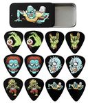 Tin of 12 Zombie Guitar Plectrums - Harmony Picks