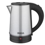 INALSA Electric Kettle for Hot Water-1000 W|800 ml Capacity|Premium Brush & Stainless Steel Body| Auto Shut-Off And Boil Dry Protection| Wide Mouth & Concealed Heating Element(Travel Mate 0.8)