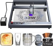 P2 Laser Engraver, 33W Output Laser Cutter, 180W Laser Engraving Machine, CNC Laser Cutter and Engraver Machine for Stainless Steel, Wood, Metal, Acrylic, Leather etc. (P2 33W)