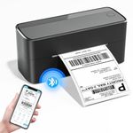 Phomemo Thermal Label Printer 4x6, Wireless Bluetooth Shipping Label Printer Machine for Shipping Packages, Postage Address Label Printer Compatible with Royal Mail, eBay, Shopify, Amazon, Black