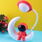 Asera Space Theme Led Table Lamp Rechargeable for Kids Kids Birthday Return Gifts