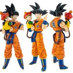 ATT Premium Dragon Ball Goku Super Saiyyan God Series Toys || Goku Super Saiyyan Action Figure|| Rare Antique Merchandise/Statue (Goku Big With Baby (Size 30Cm))