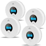 4 Pack Smoke and Carbon Monoxide De