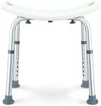 Adjustable Shower Chair Tub Bathtub Seat Bath Bench Shower Stool for Elderly Disabled Seniors Bathroom