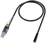 BAFANG USB Programing Cables for Bafang Mid Drive Kit,Programming Cable for 8fun / Bafang BBS01/02B BBSHD,USB Cable Bafang to Changes PAS Speed Parameters of bafang ebike Conversion kit(Long,42.9")