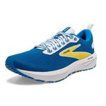 Brooks Men’s Revel 6 Neutral Running Shoe, Blue/Yellow, 8 UK