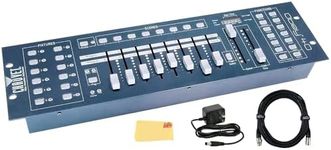 Chauvet DJ Obey 40 Universal 192-Channel DMX Lighting Controller Bundle with 25 ft. DMX Cable and Austin Bazaar Polishing Cloth