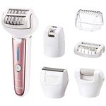 Panasonic ESEL8A Pink Rechargeable Epilator with Pumice Stone, 9-Piece Set