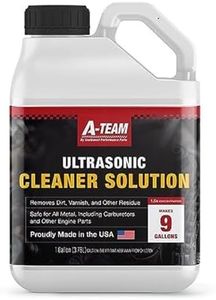 A-Team Ultrasonic Carburetor Cleaning Solution - Great for Carburetors and Engine Parts - Compatible with Most Cleaning Machines - 1:8 Concentration (1 Gallon)